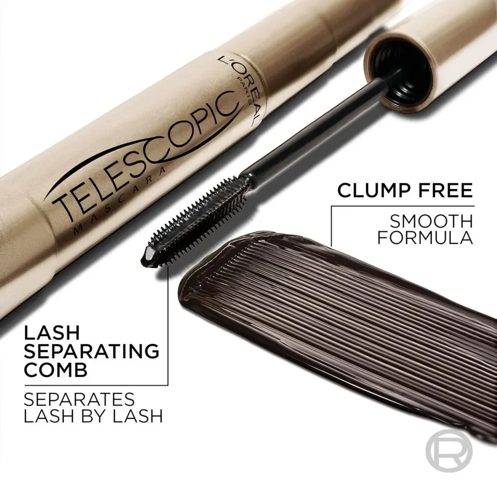 L'Oreal Paris Black Lengthening Lash Mascara With Dual Precision Brush
